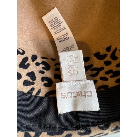 Chicos Animal Print Wool cowboy hat - Picture 8 of 8